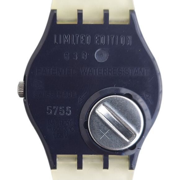Swatch Watch HANDS GN166 1996 Standard Gents Designed By Irit Batsry New In Case - Picture 5 of 6